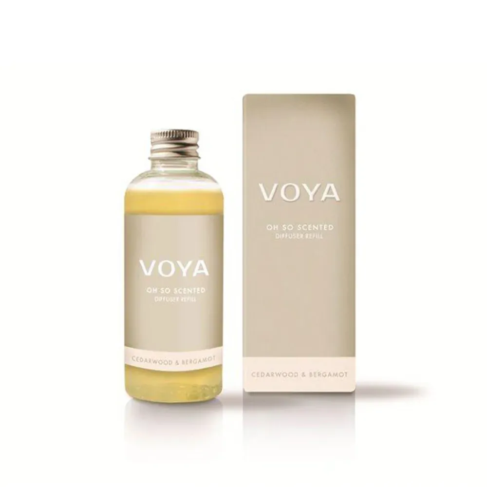 Voya refill duftpinner med sedertre og bergamott