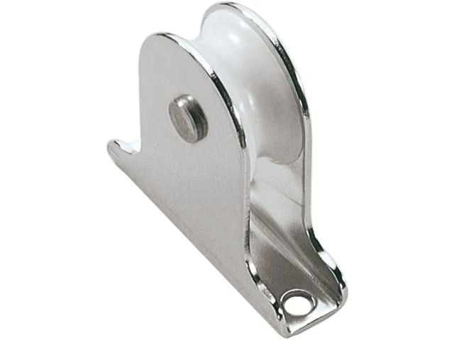 Ronstan, rustfri AISI316 Enkeltfordelerblokk m/Delrin-remskive, RF 919
