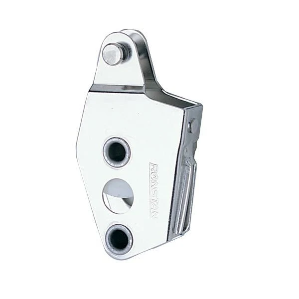 Ronstan, Enkeltblokk m/hundevott & V-lås, 225 kg, Max line 5 mm, Skivediameter 16 mm