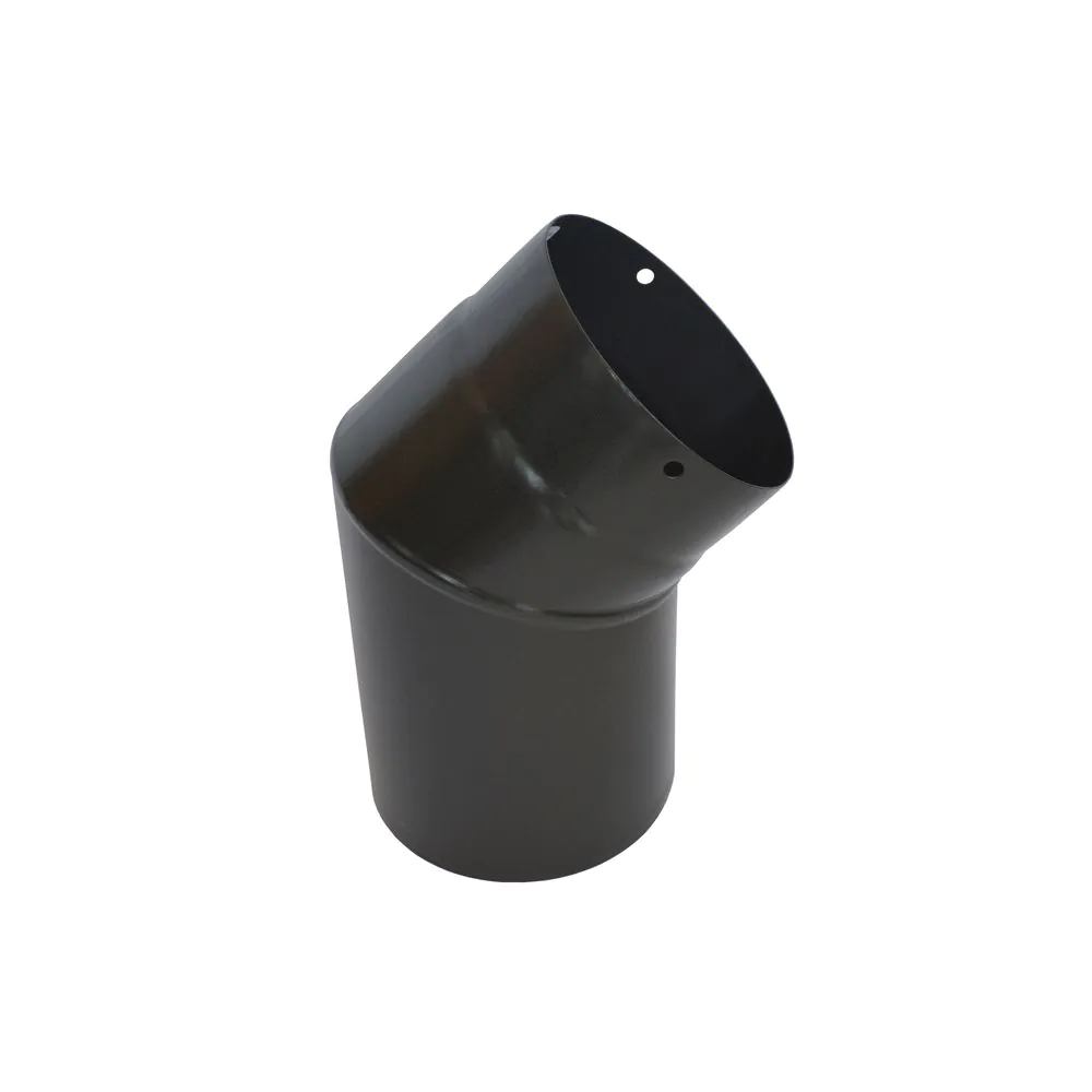 Røykrør Ø130 mm - 45 Grader u/Luke