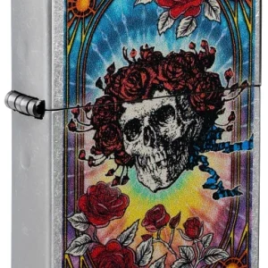 Zippo – Grateful Dead «Skull & Roses» – Street Chrome Lighter