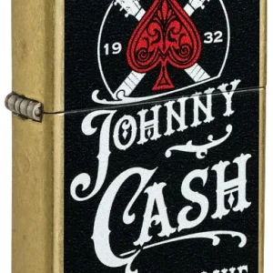 Zippo – Johnny Cash «Walk Line» – Street Brass Lighter