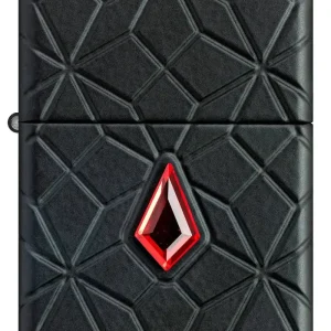 Zippo Lighter - 360 Armor® Red Crystal Design