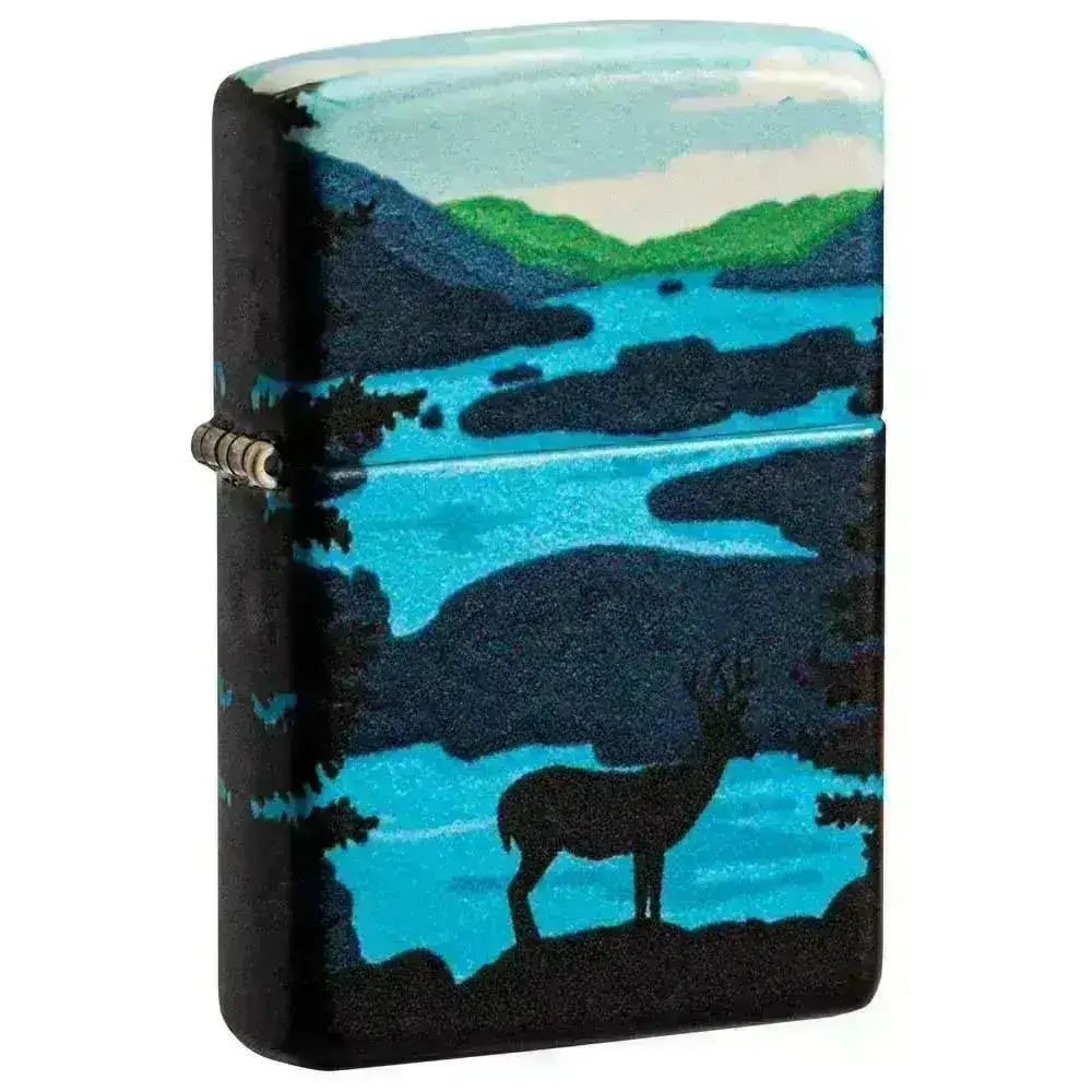 Zippo Lighter - 540 Landskapsmotiv Hjort