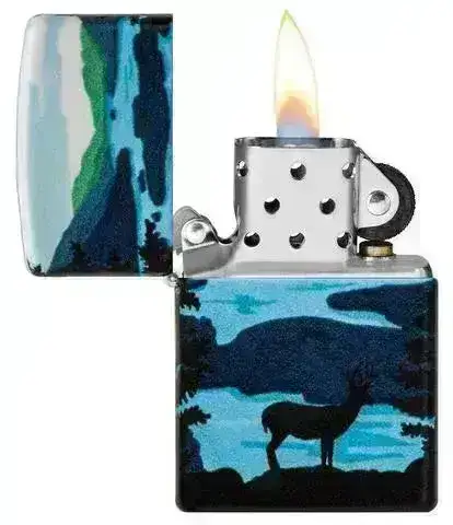 Zippo Lighter - 540 Landskapsmotiv Hjort