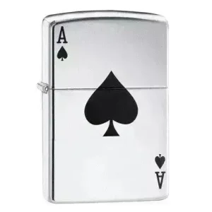 Zippo Lighter - Ace Spades Design