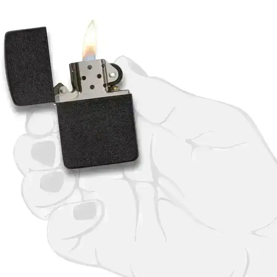 Zippo Lighter - Black Crackle 1941 Replica