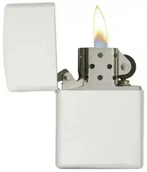 Zippo Lighter - Classic Matte White