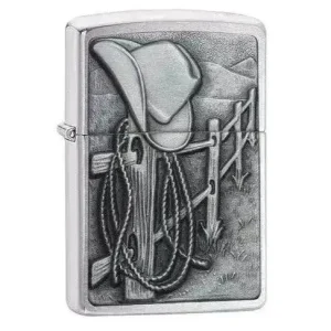 Zippo Lighter - Cowboy 3D Motiv
