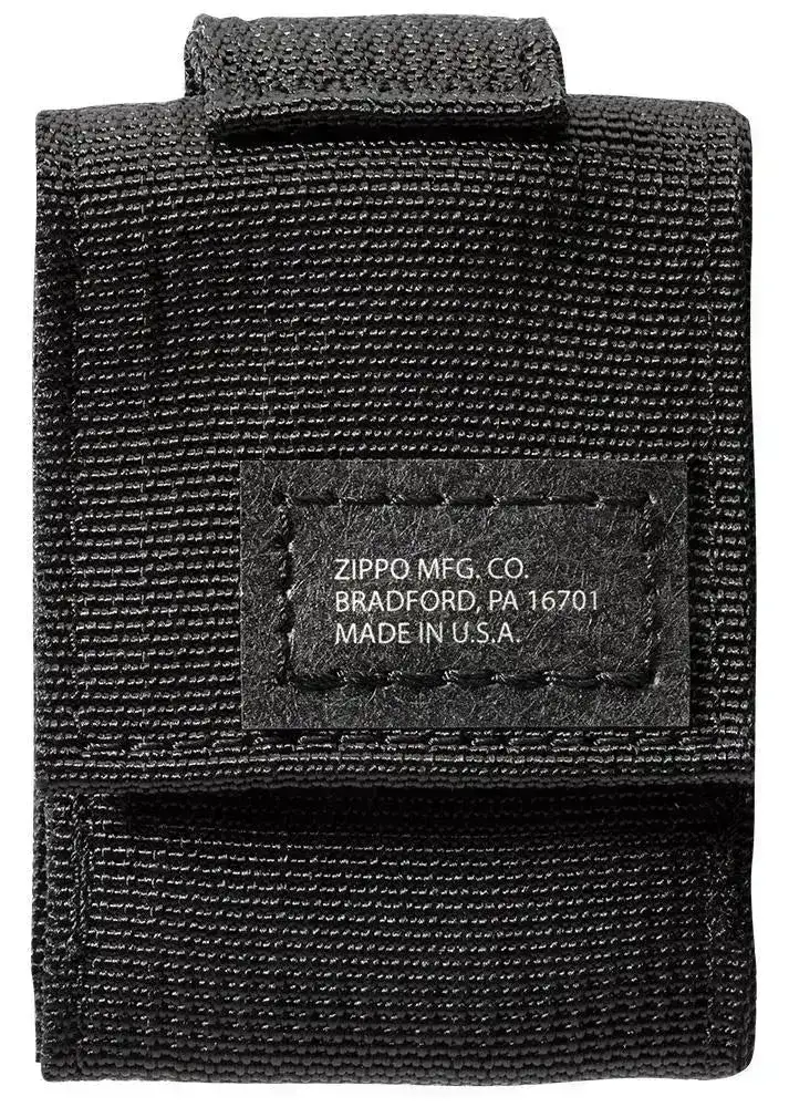 Zippo Lighter - Crackle Lighter og Taktisk Lomme PAKKE - Svart