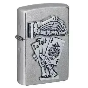 Zippo Lighter - 3D Dead Mans Hand Design