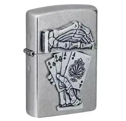 Zippo Lighter - 3D Dead Mans Hand Design