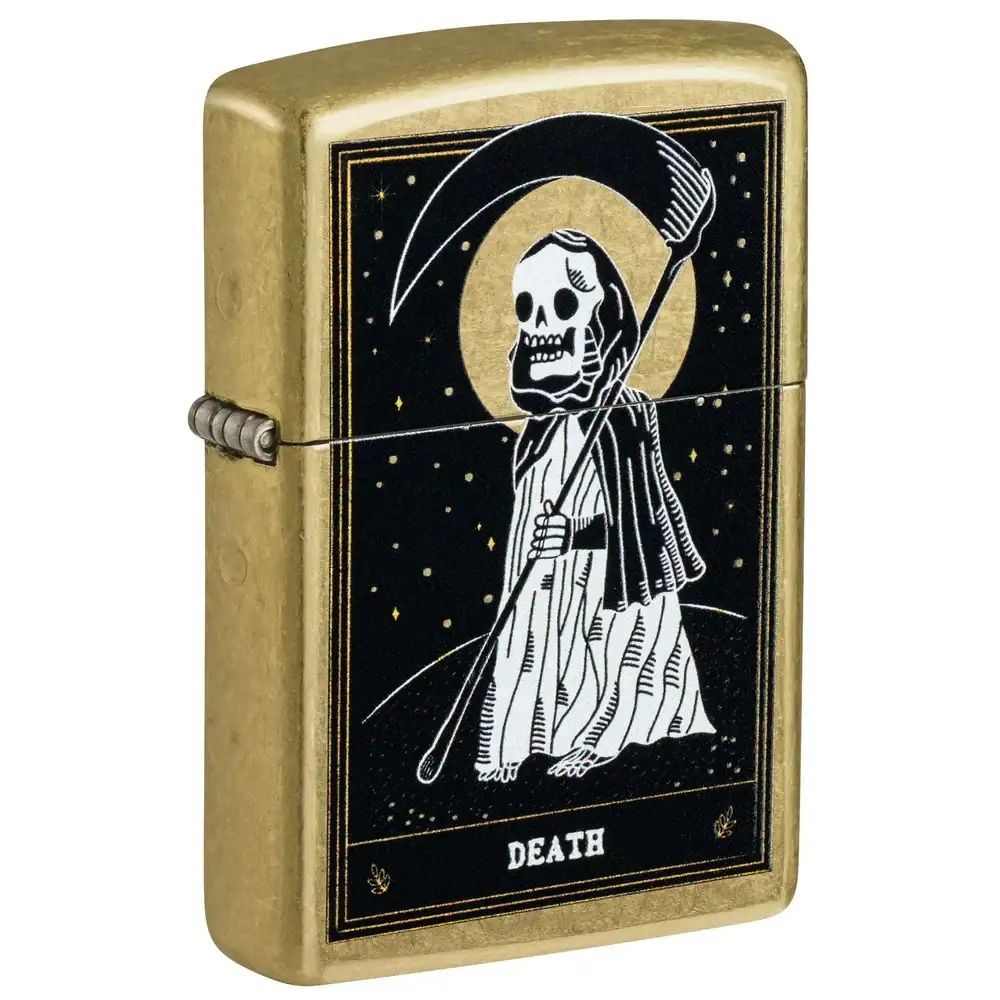 Zippo Lighter - Death Card Design