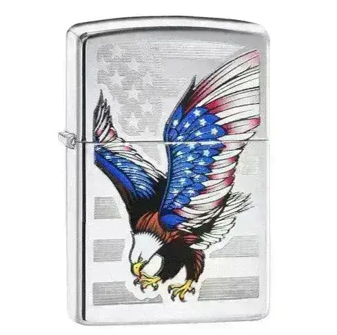 Zippo Lighter - Eagle USA Flagg