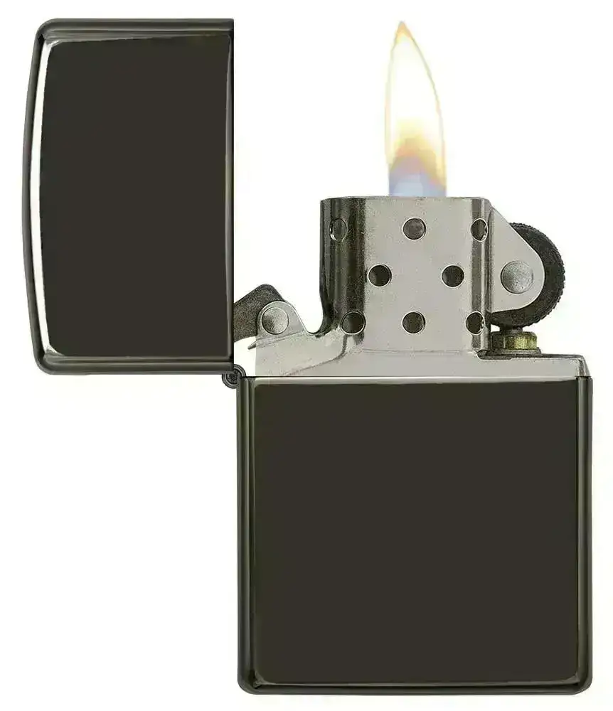 Zippo Lighter - Ebony High Polish Black
