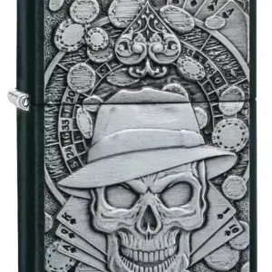 Zippo Lighter - Gambling Skull