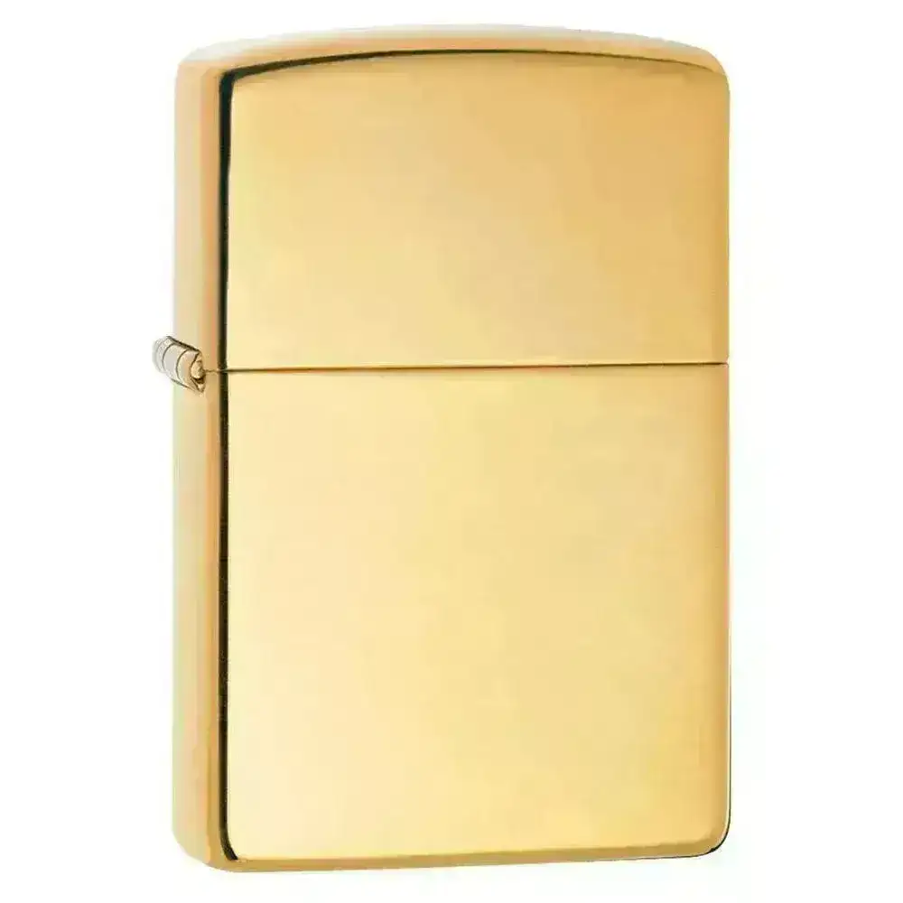 Zippo Lighter - Klassisk Høypolert Messing