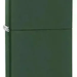 Zippo Lighter - Klassisk Matt Grønn