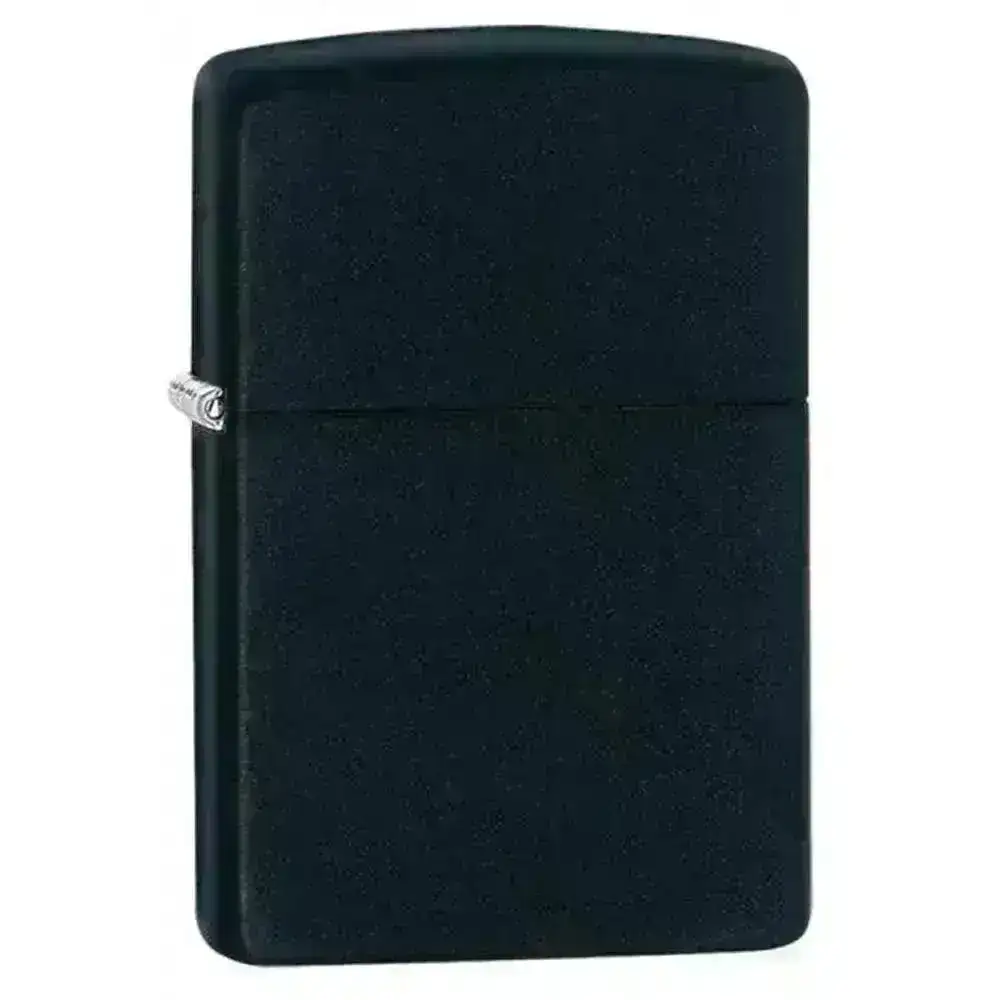 Zippo Lighter - Klassisk Matt Svart