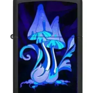 Zippo Lighter - Magic Mushrooms Neon Motiv