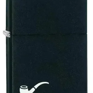 Zippo Lighter - Pipe Black Matte