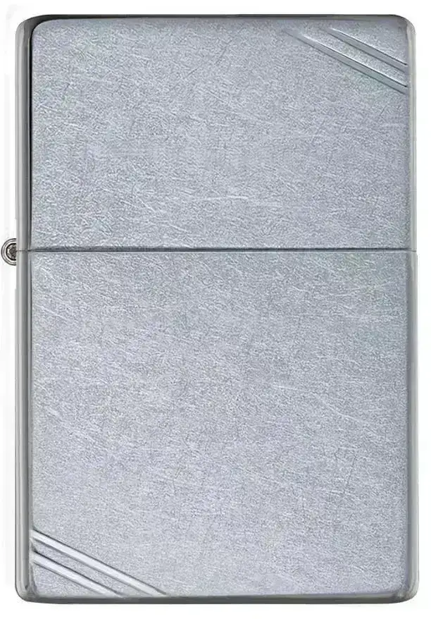 Zippo Lighter - Street Chrome - Vintage Slashes