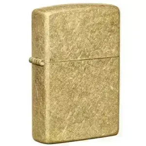 Zippo Lighter - Tumbled Brass