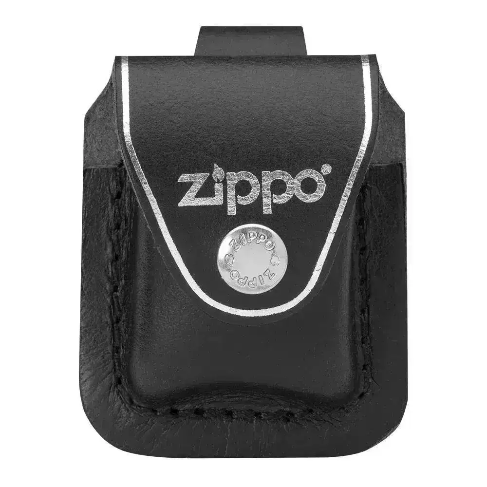 Zippo - Orginal Zippo Holder med beltefeste i skinn - Black