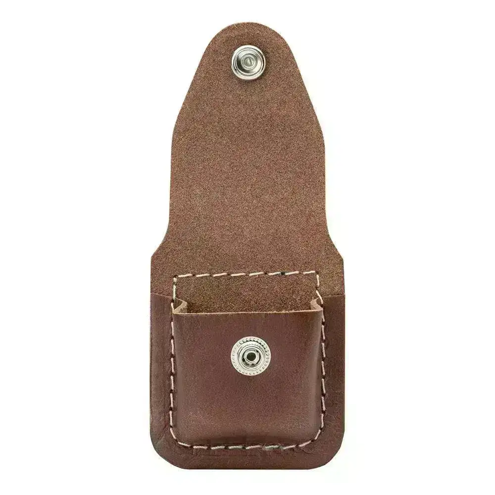 Zippo - Orginal Zippo Holder med beltefeste i skinn - BROWN