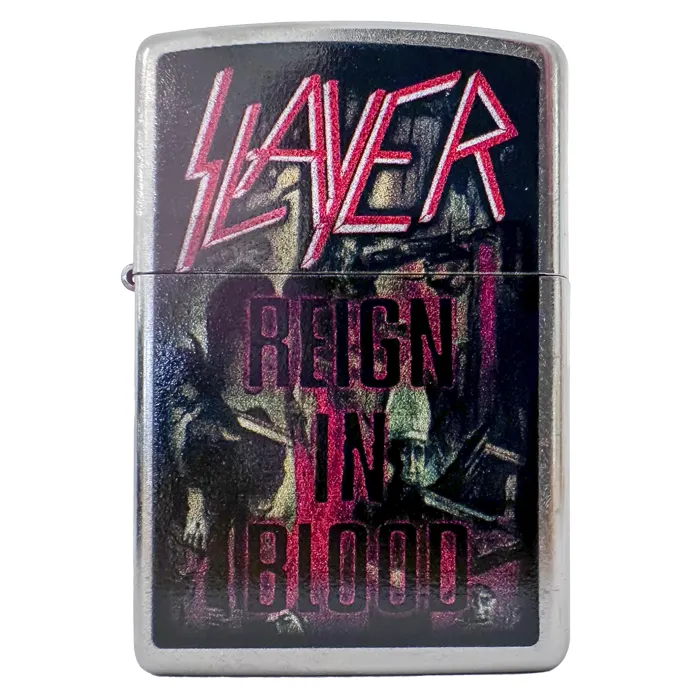 Zippo – Slayer «Reign Blood» – Street Chrome Lighter
