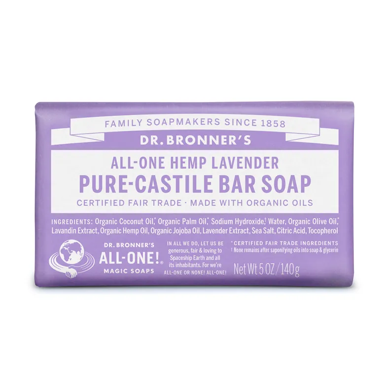 Dr. Bronner’s, Lavender Bar Soap 140 g