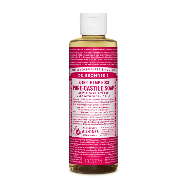 Dr. Bronner’s, Rose Såpe 240 ml