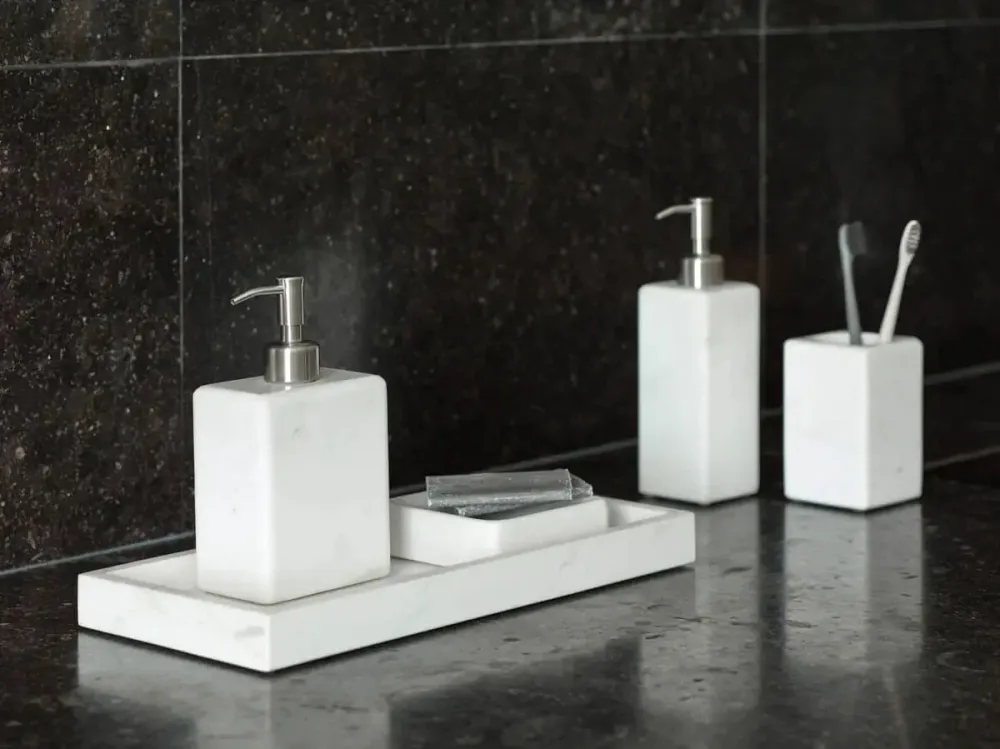 Hammam såpedispenser medium - hvit