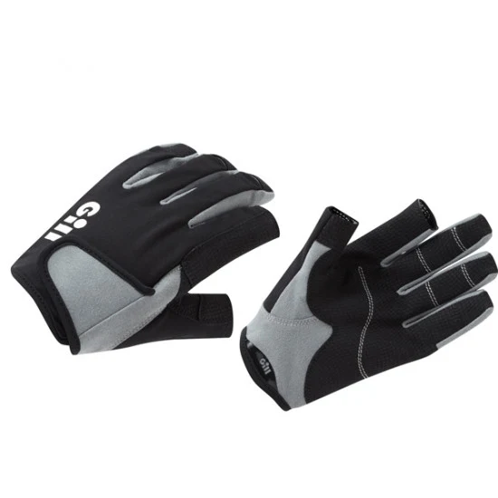 Gill, 7053 Seilhansker med fingre, svart/grå, størrelse XXL