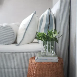 Lily Cushion Cover Dusty Blue
