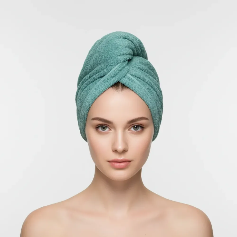 Mikrofiber hårhåndkle - HairWrapFlex