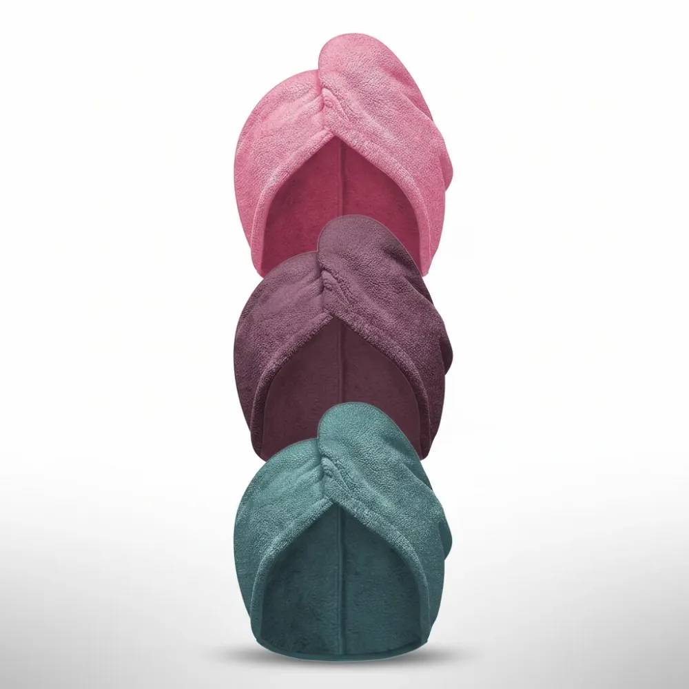 Mikrofiber hårhåndkle - HairWrapFlex