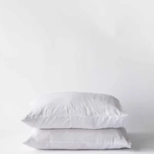 Pillowcase Linen 50x70 bleached white - 2pc