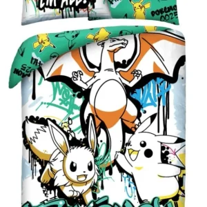 Pokémon Duvet Set Ver. 18 140 x 200 cm / 70 x 90 cm