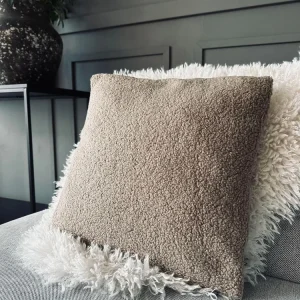 Pute inkl. fyll - Beige Teddy