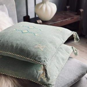 Pute med fyll - Green boheme 2 stk.