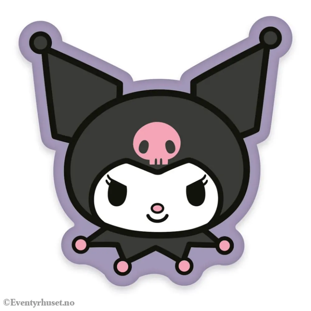 Sanrio Pillow Kuromi Face 36 cm