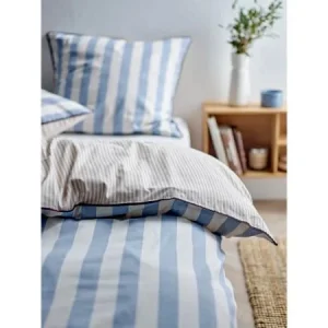 Sengetøysett, 2 sett - Södahl - 140x220 cm - Parallel Linen Blue