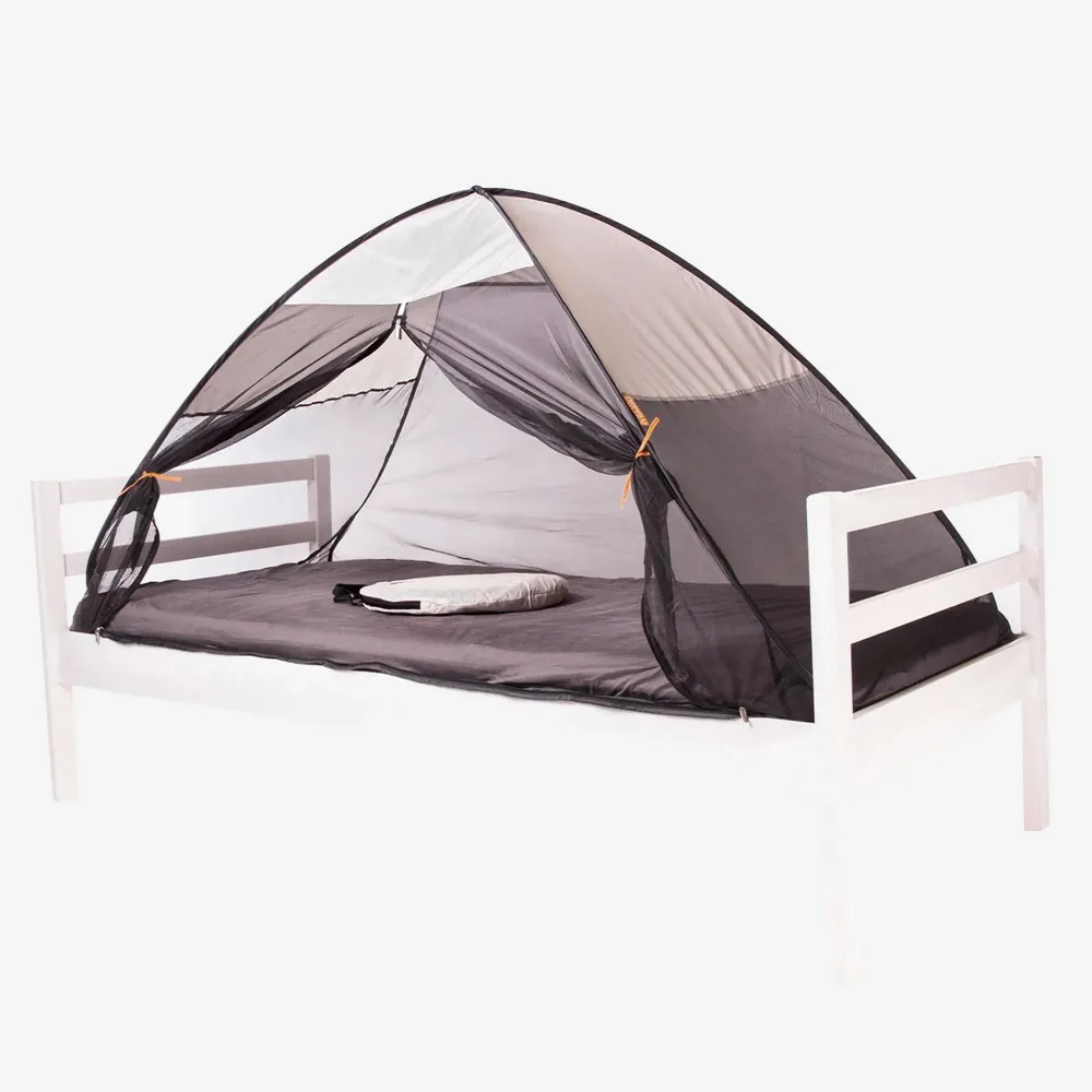 Sengetelt pop-up Krem 200x90 DERYAN