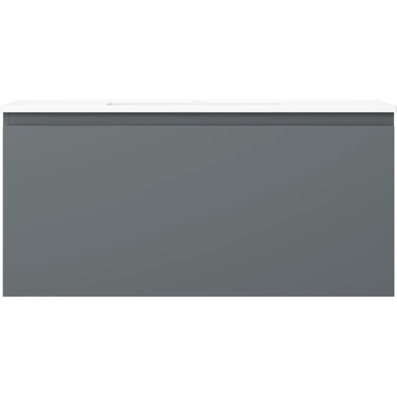 Servantskap med vask 100 cm graffit/hvit matt, Mexen Orio - 91A10-10047-1-BF66-W18M01