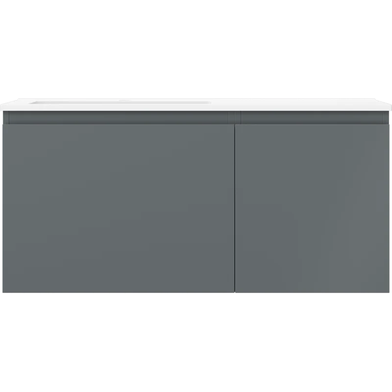 Servantskap med vask 100 cm grafitt/hvit matt, Mexen Orio - 91A13-10047-3-BBFF66-W18L01