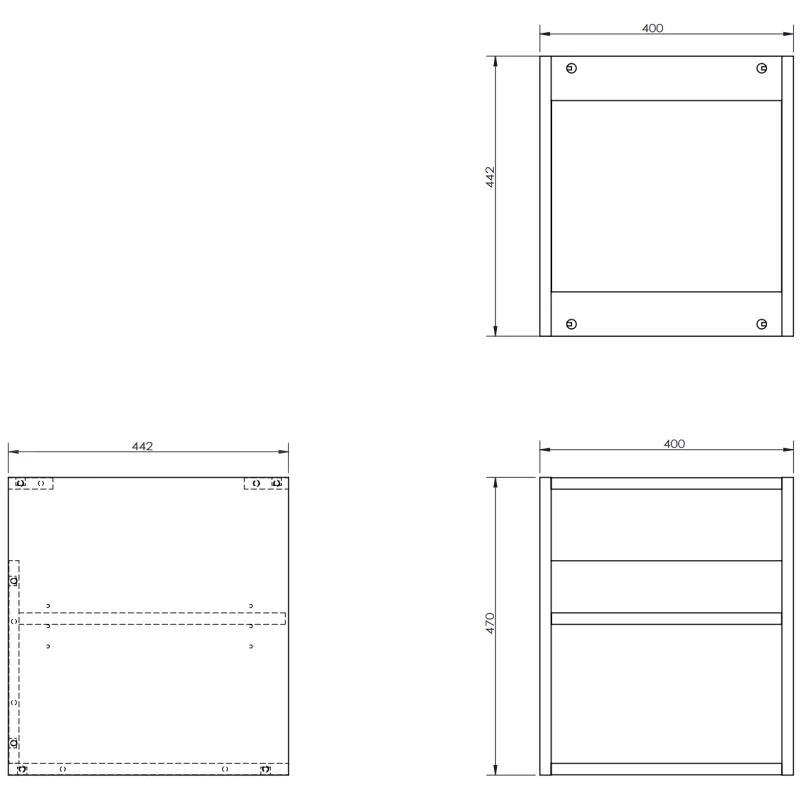 Servantskap med vask 100 cm grafitt/hvit matt, Mexen Orio - 91A13-10047-3-BBFF66-W18L01