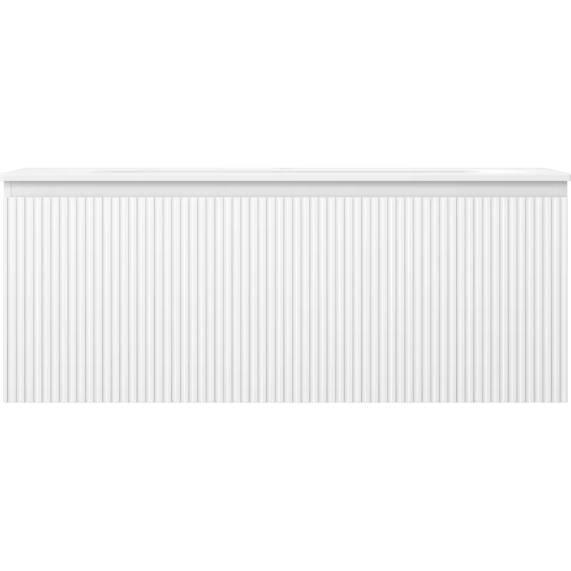 Servantskap med vask 120 cm hvit Mexen Rivel Vela, 1 skuff - 91A20-12047-1-BF01-W23M01
