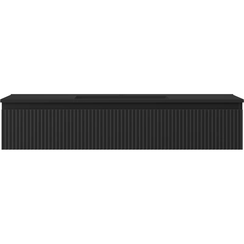 Servantskap med vask 120 cm svart matt, Mexen Rivel Otis - 91A20-12023-1-BF71-W18M71