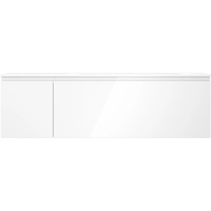 Servantskap med vask 160 cm hvit høyglans Mexen Orio Vela høyre - 91A13-16047-3-BBFF00-W23P00